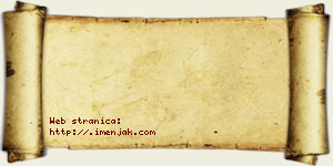 Maja Jakupi vizit kartica